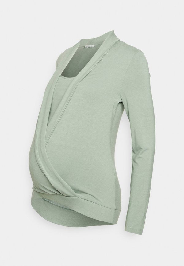 Anna Field MAMA CIRC NURSING WRAP OVER LONG SLEEV