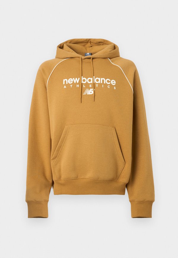 New Balance LINEAR GRAPHIC UNISEX - Hoodie - stucco