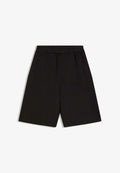 Bershka OVERSIZE BERMUDA - Tracksuit bottoms - black