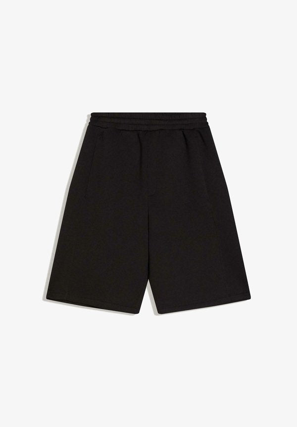 Bershka OVERSIZE BERMUDA - Tracksuit bottoms - black