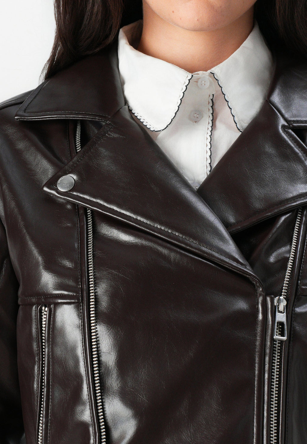 ONLKAMILLA PATENT SHOULDER BIKER  Media 6