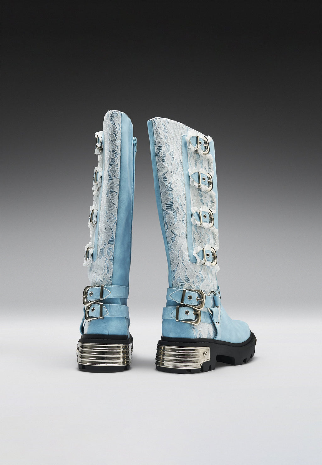 Koi Footwear JAZMIN BEAN X INSIDE LACE PLATFORM LONG BOOTS