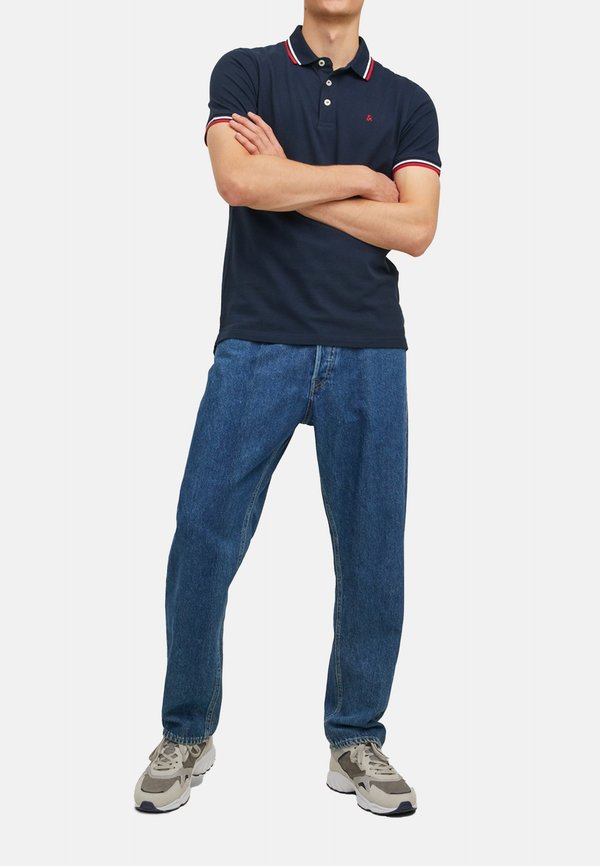 Jack & Jones 2ER PACK PAULOS SLIM FIT - Polo shirt - dunkelblau rot