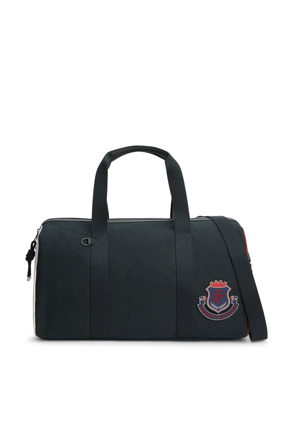 Tommy Hilfiger HERITAGE COLOUR-BLOCKED CANVAS DUFFEL BAG - Sports bag - space blue