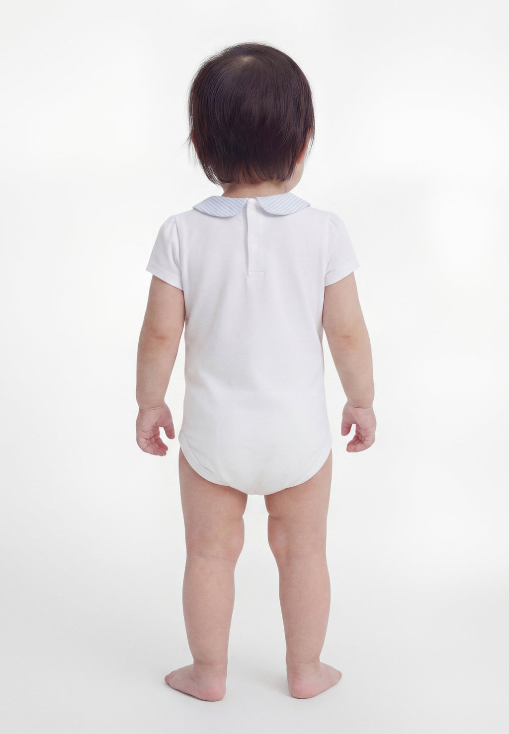 HEART EMBROIDERY ITHACA STRIPE COLLAR BODYSUIT Media 3