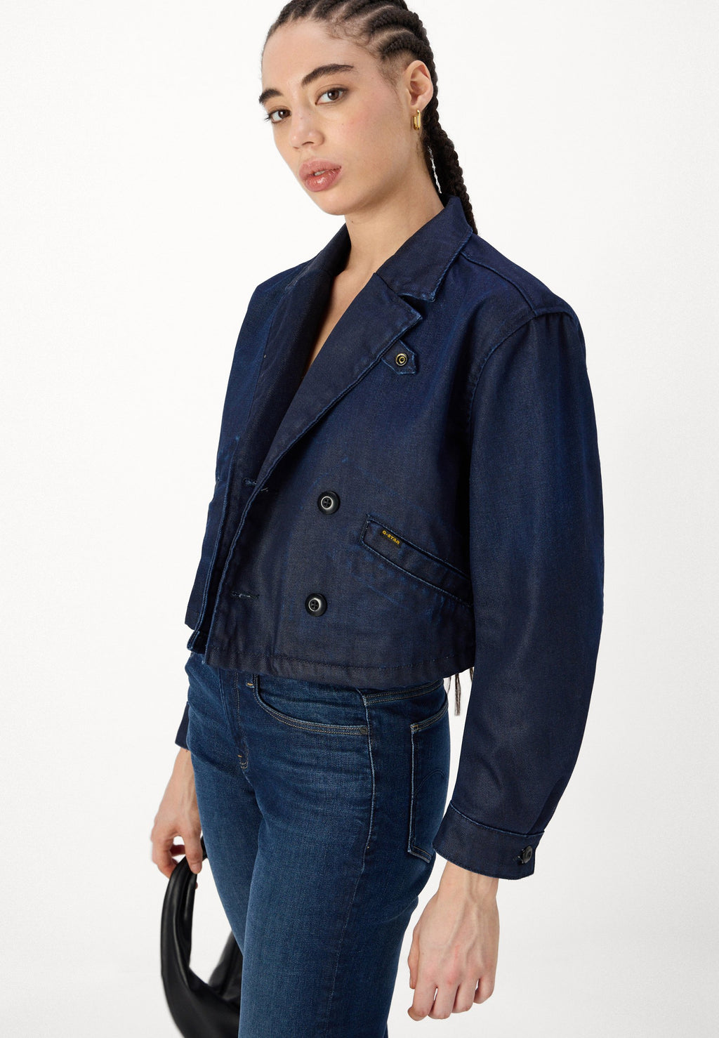 CROPPED PEACOAT JACKET  Media 5