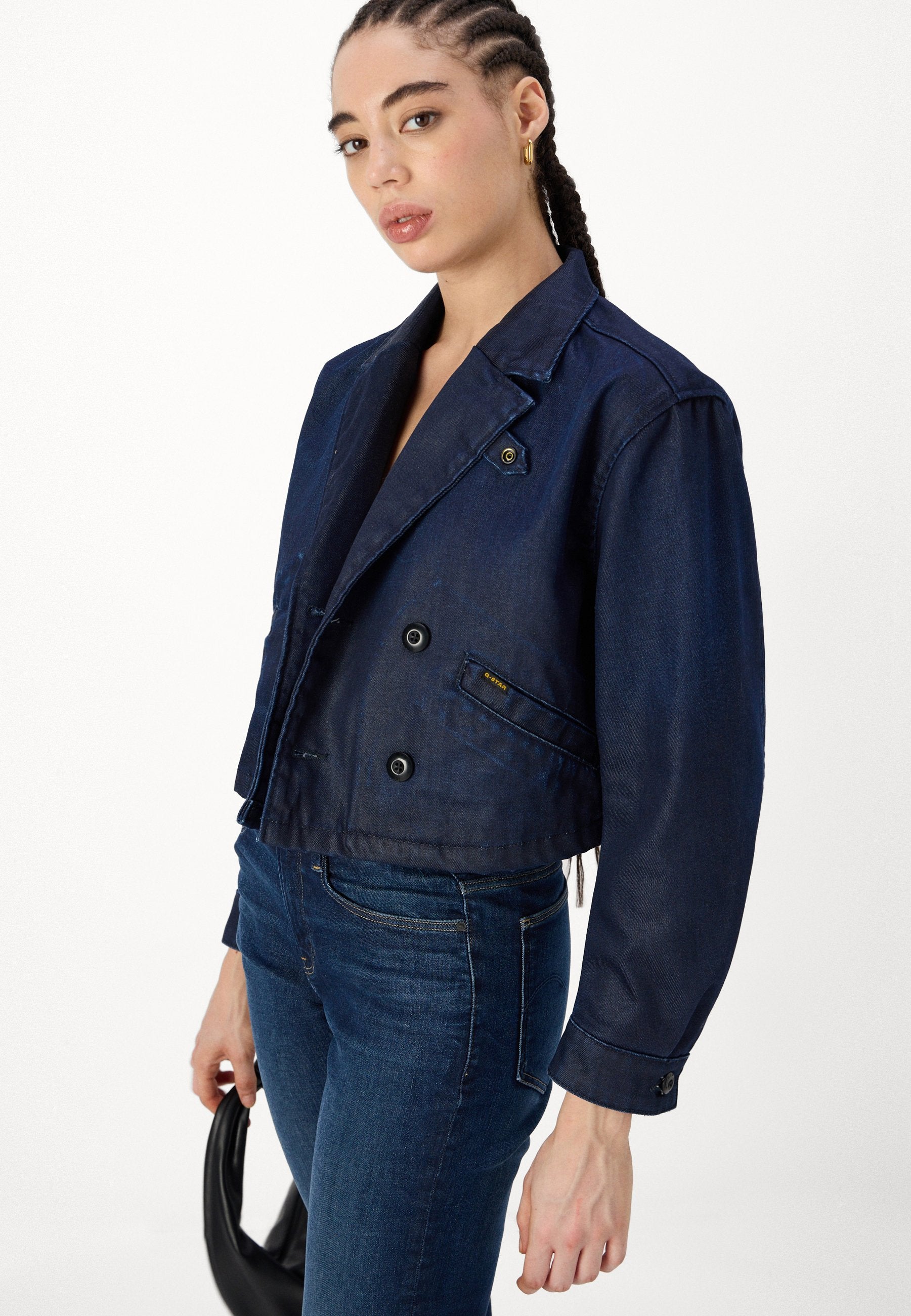 CROPPED PEACOAT JACKET  Media 5