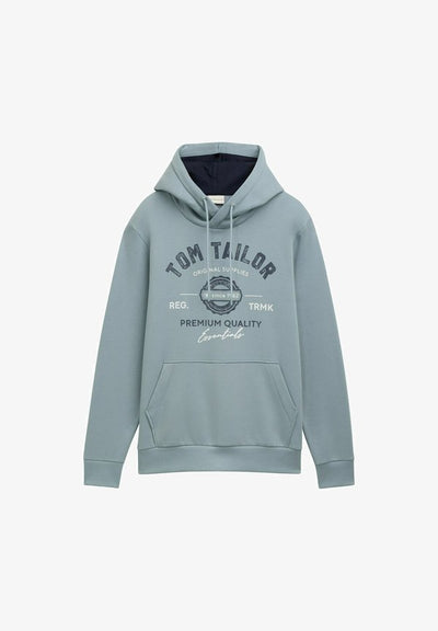 TOM TAILOR Hoodie - grey mint