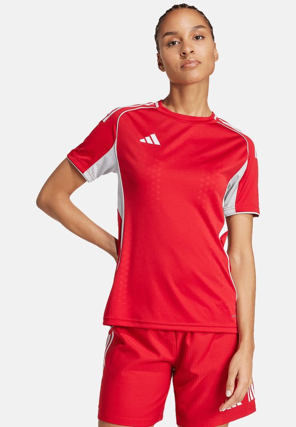 adidas Performance Print T-shirt - rotgrau