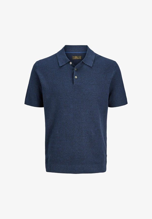 Jack & Jones JPRBLURILEY KNIT POLO SS SN - Polo shirt - insignia blue