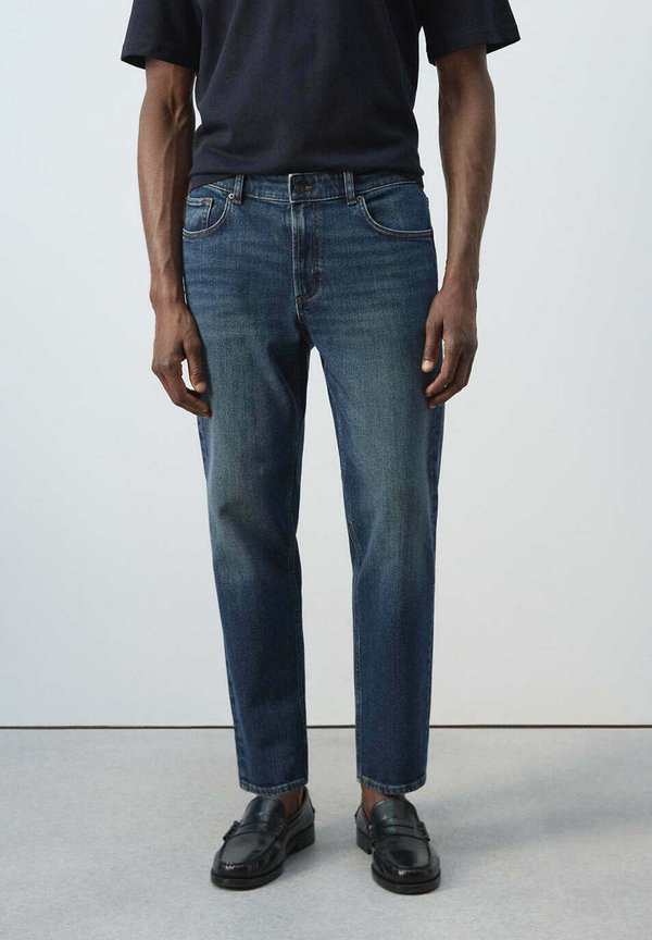 Mango ADULT - Jeans Tapered Fit - dark blue