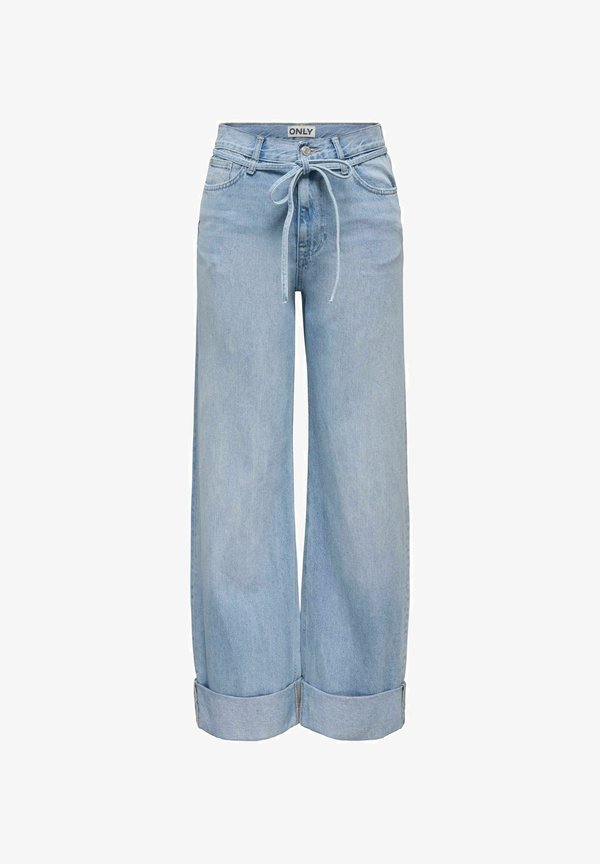 ONLY Wide-fit ONLBROOME High waist Wide Leg Fit - Flared Jeans - light blue denim
