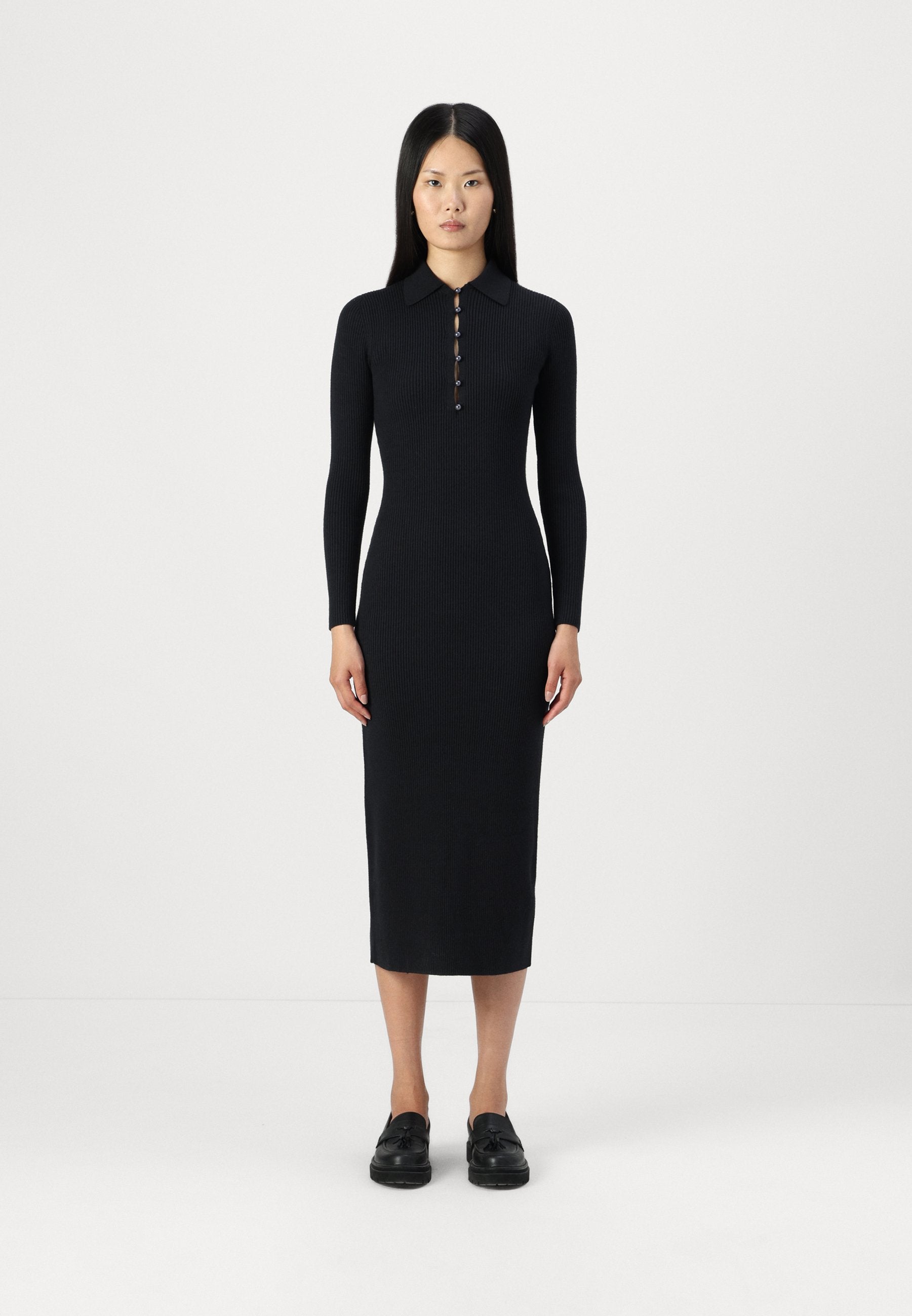 Abercrombie & Fitch COLLARED SWEATER DRESS