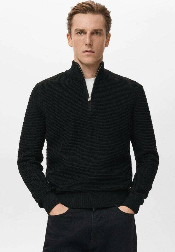 Mango Jumper - black