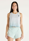 New Balance VIZ-TECH RUN SINGLET - Top - cosmic jade