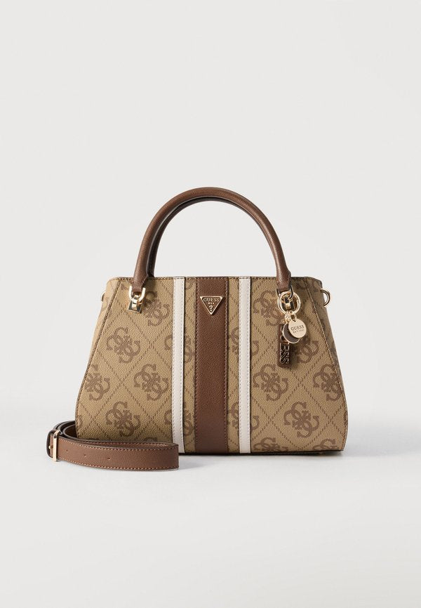 Guess NOELLE LUXURY SATCHEL - Handbag - latte/brown