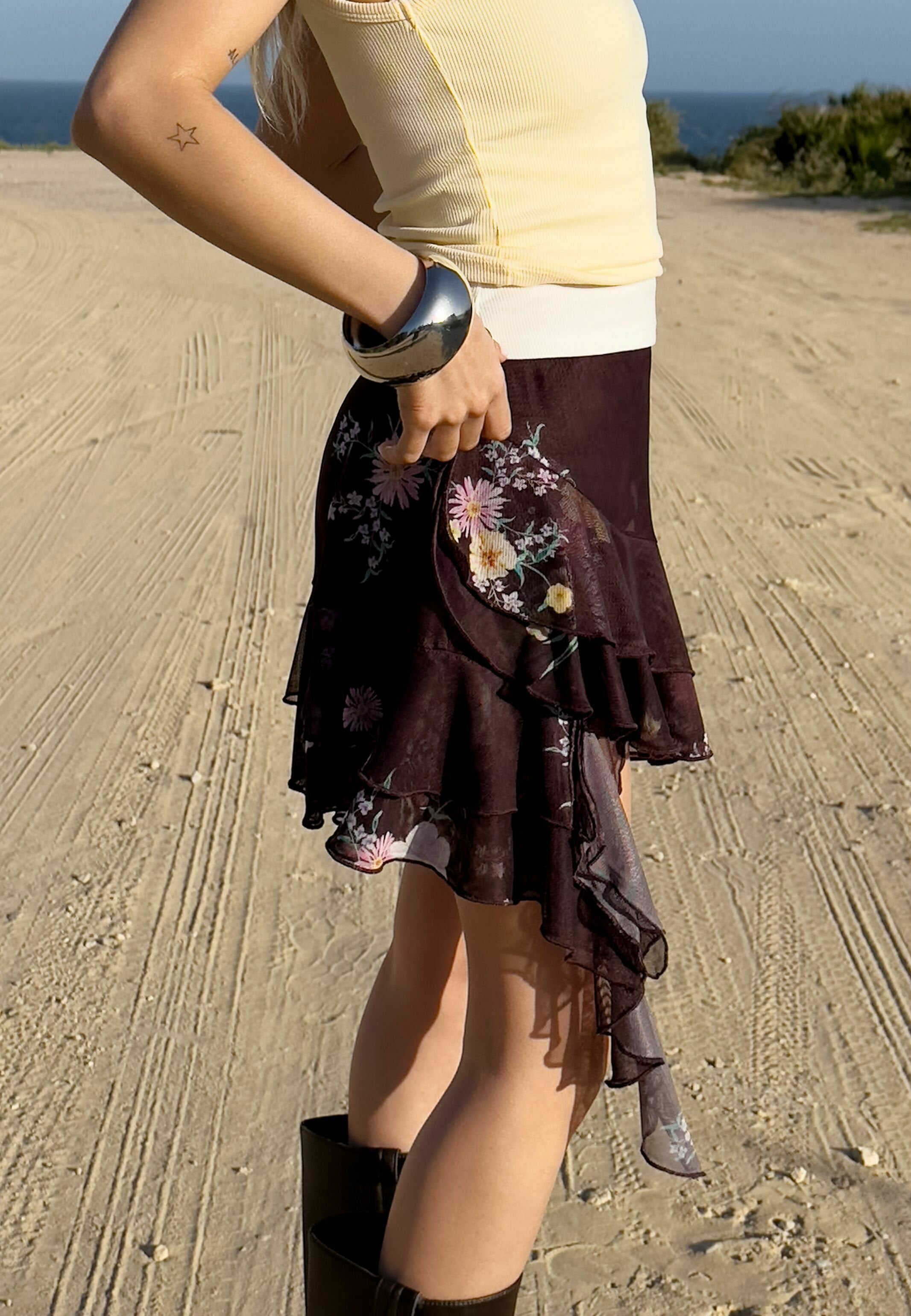 Bershka ANIMAL RUFFLED