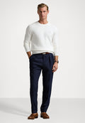 Polo Ralph Lauren MESH-KNIT COTTON CREWNECK SWEATER