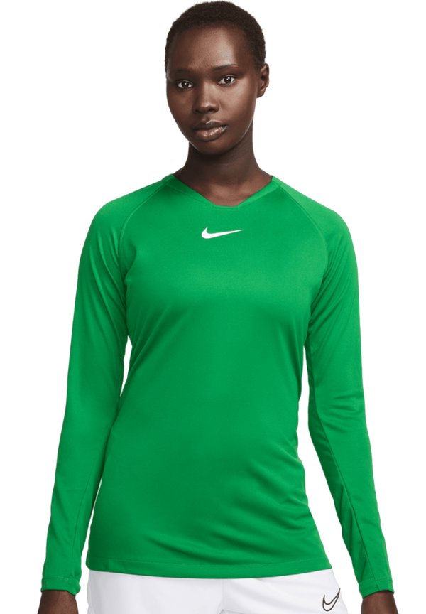 Nike Performance DRI-FIT PARK TRAININGS - Long sleeved top - pine green/white