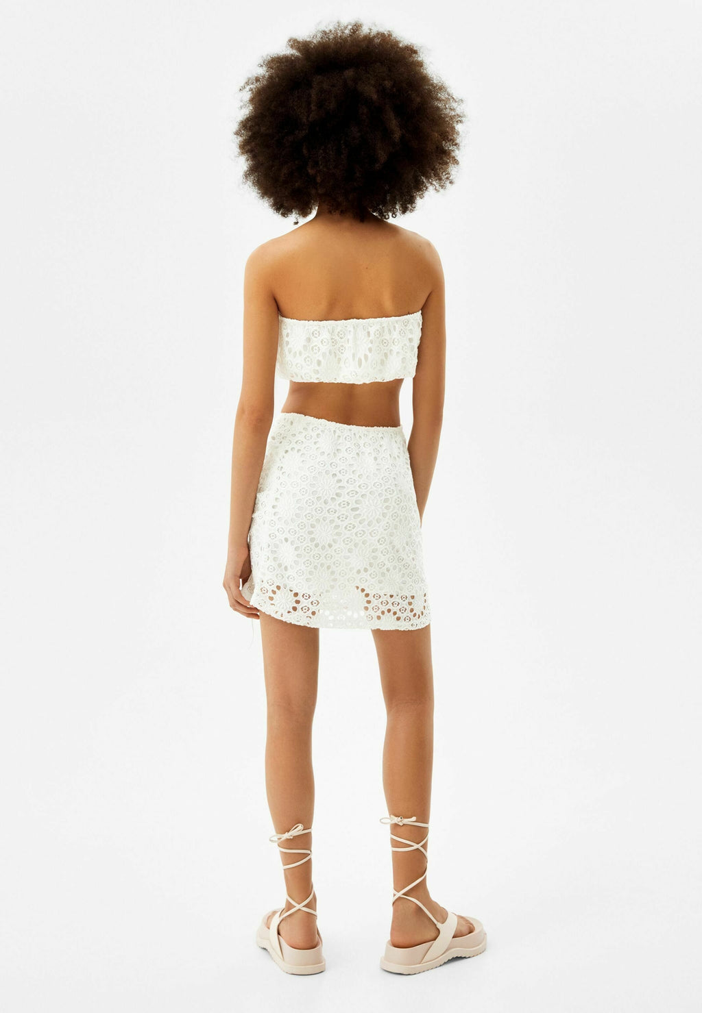 Bershka CROPPED GUIPURE