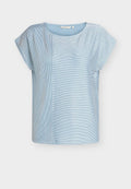 TOM TAILOR DENIM STRUCTURED FLUENT T-SHIRT