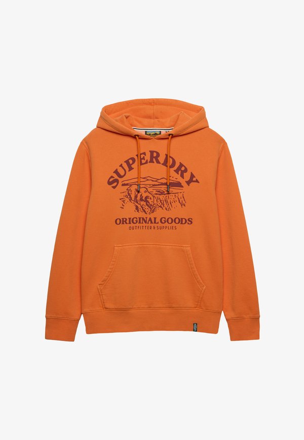 Superdry & Co SUPERDRY OUTDOOR ICON HOODIE.. - Hoodie - amber glow orange
