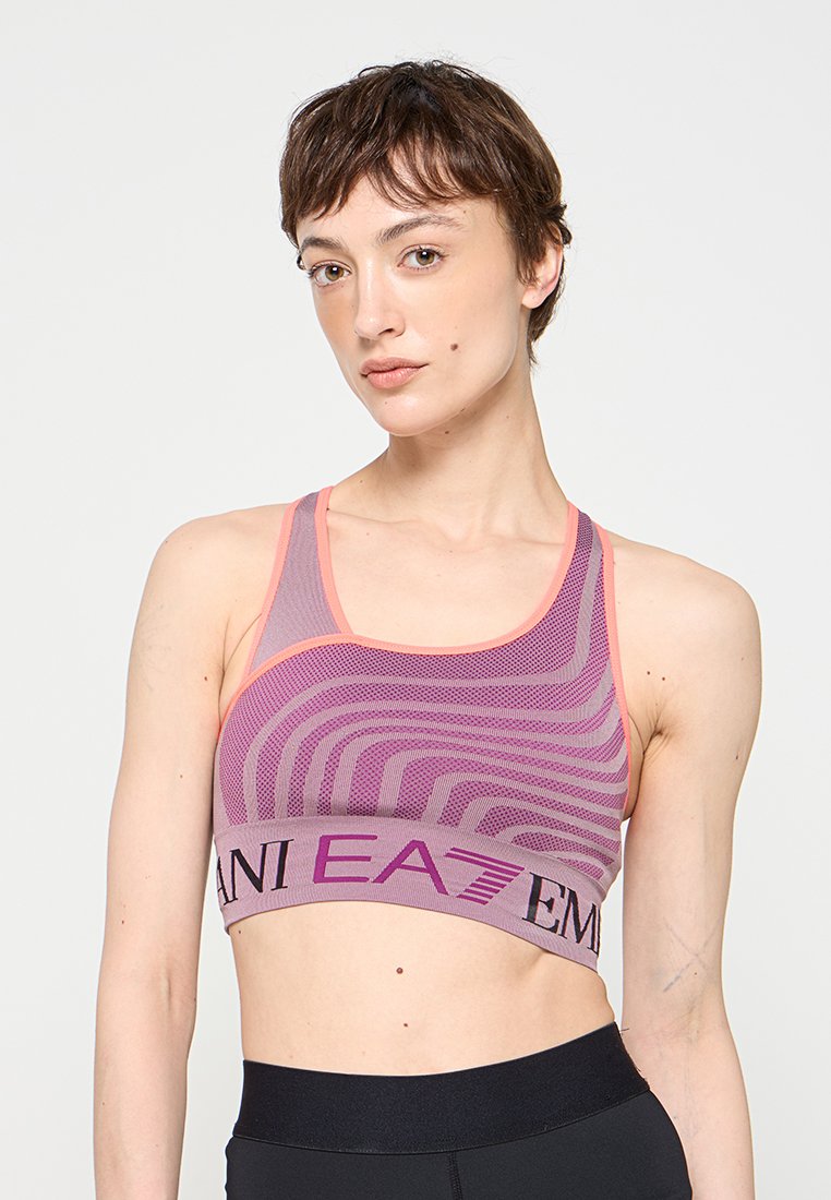 EA7 Emporio Armani Sport-BH mit mittlerer Stützkraft Media 1