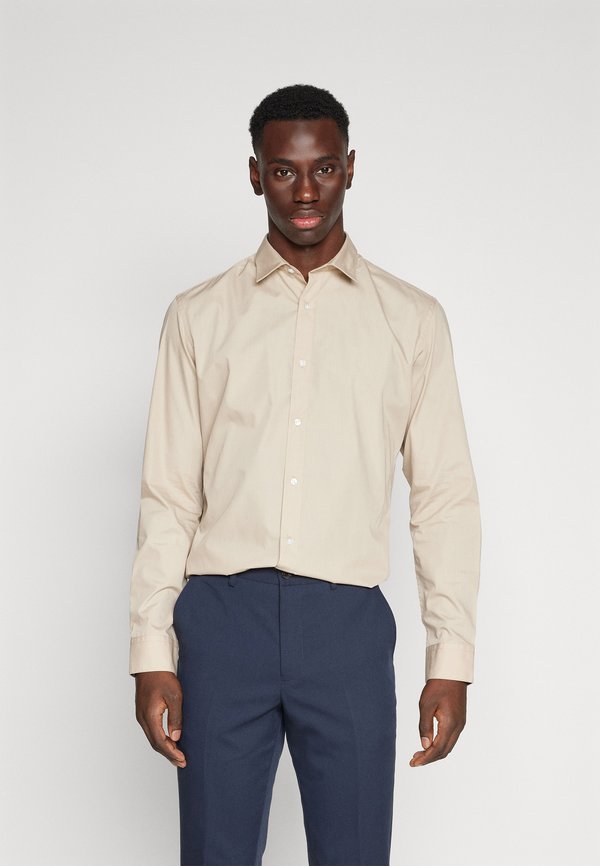 Jack & Jones JJJOE SHIRT LS PLAIN - Shirt - beige
