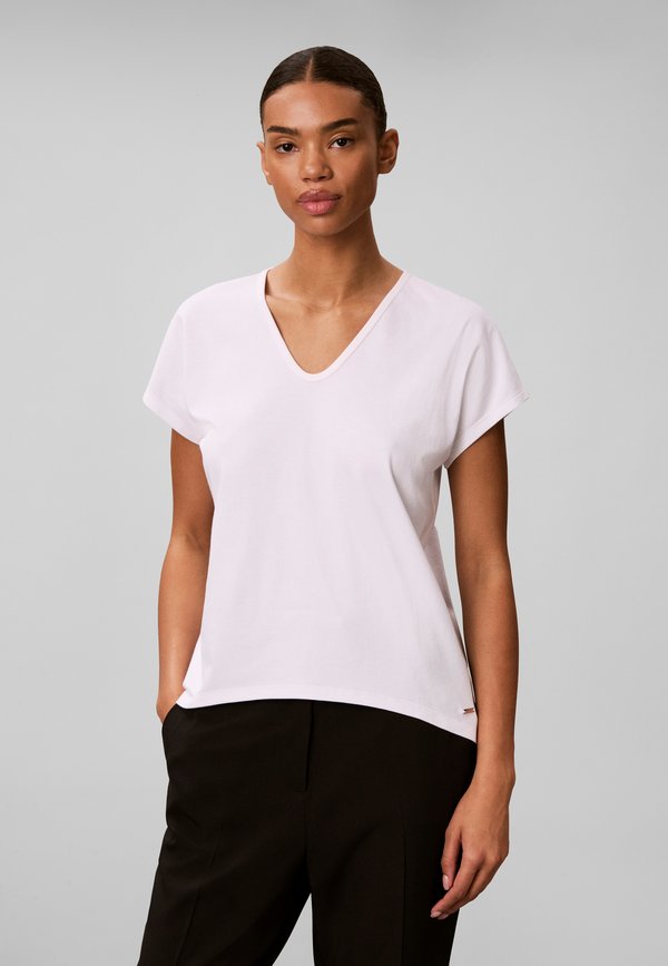 Calvin Klein BOXY TEE - Basic T-shirt - bright white