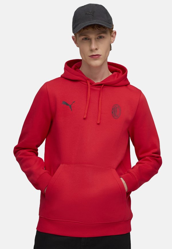 Puma AC MILAN FTBLESSENTIALS  - Hoodie - for all time red black