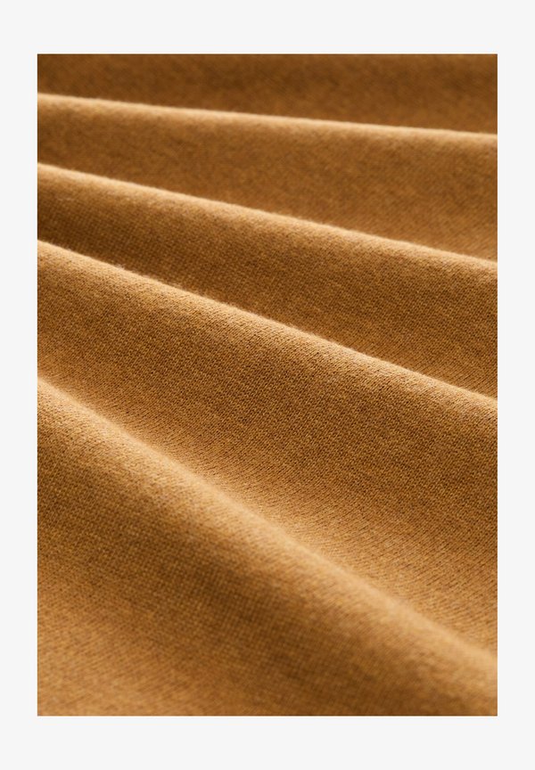 TOM TAILOR Jumper - dark camel melange