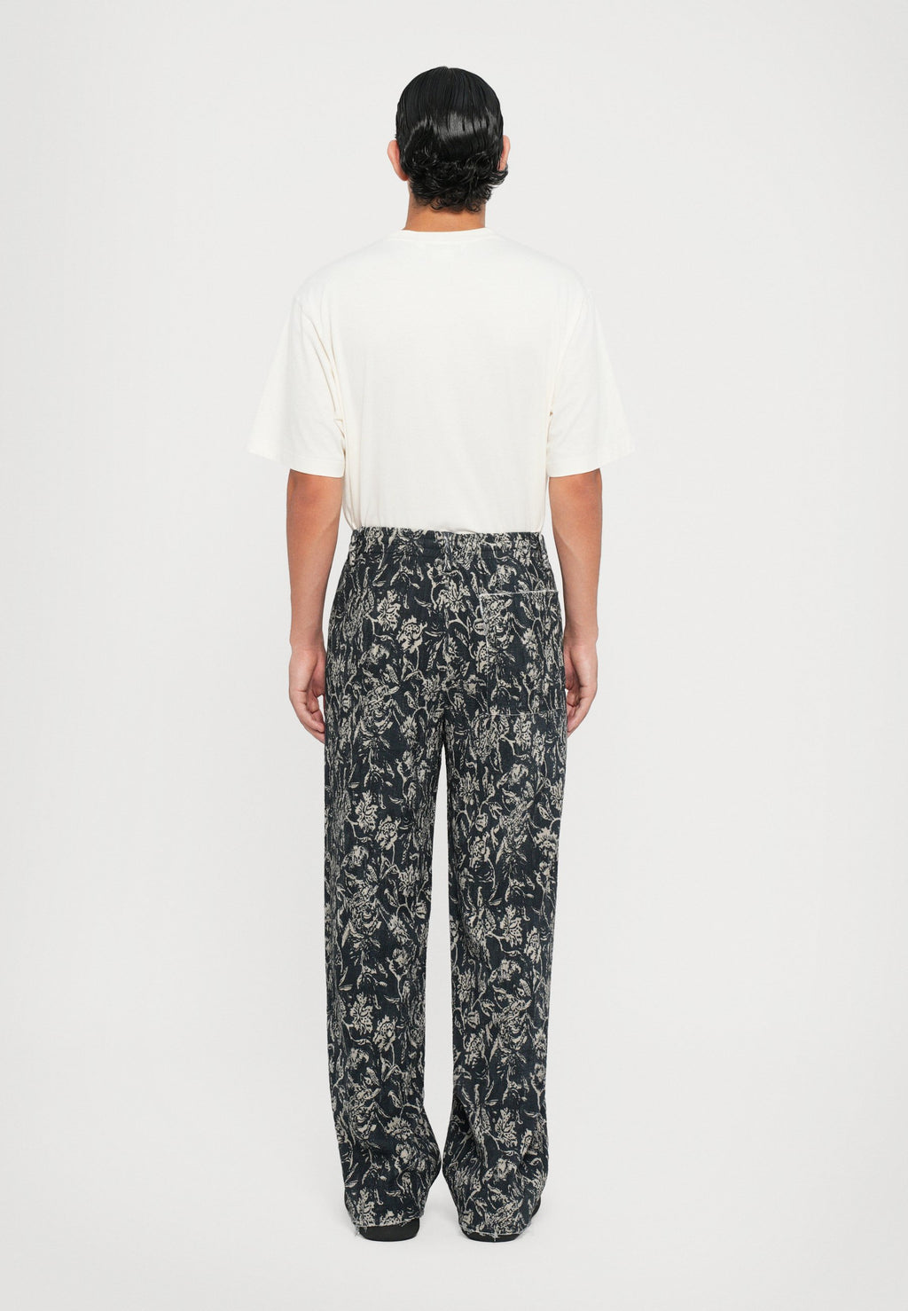 Dhruv Kapoor PLEATED TEXTURE WIDE LEG