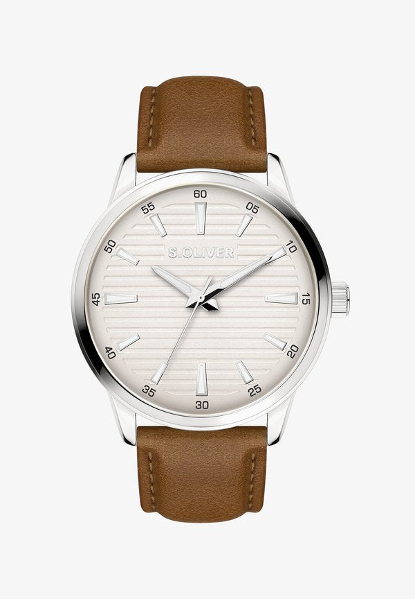 s.Oliver CORE ROUND - Watch - braun