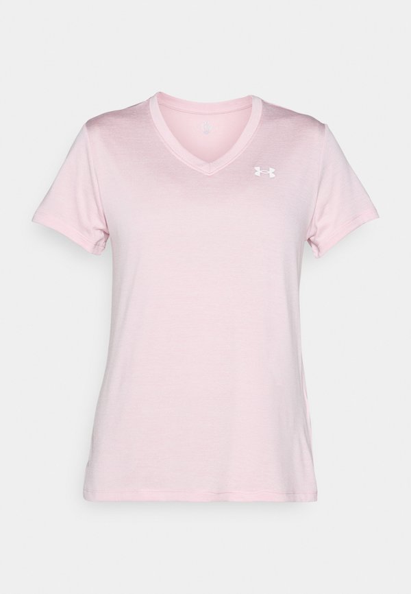 Under Armour TECH TWIST - Sports T-shirt - prime pink/white