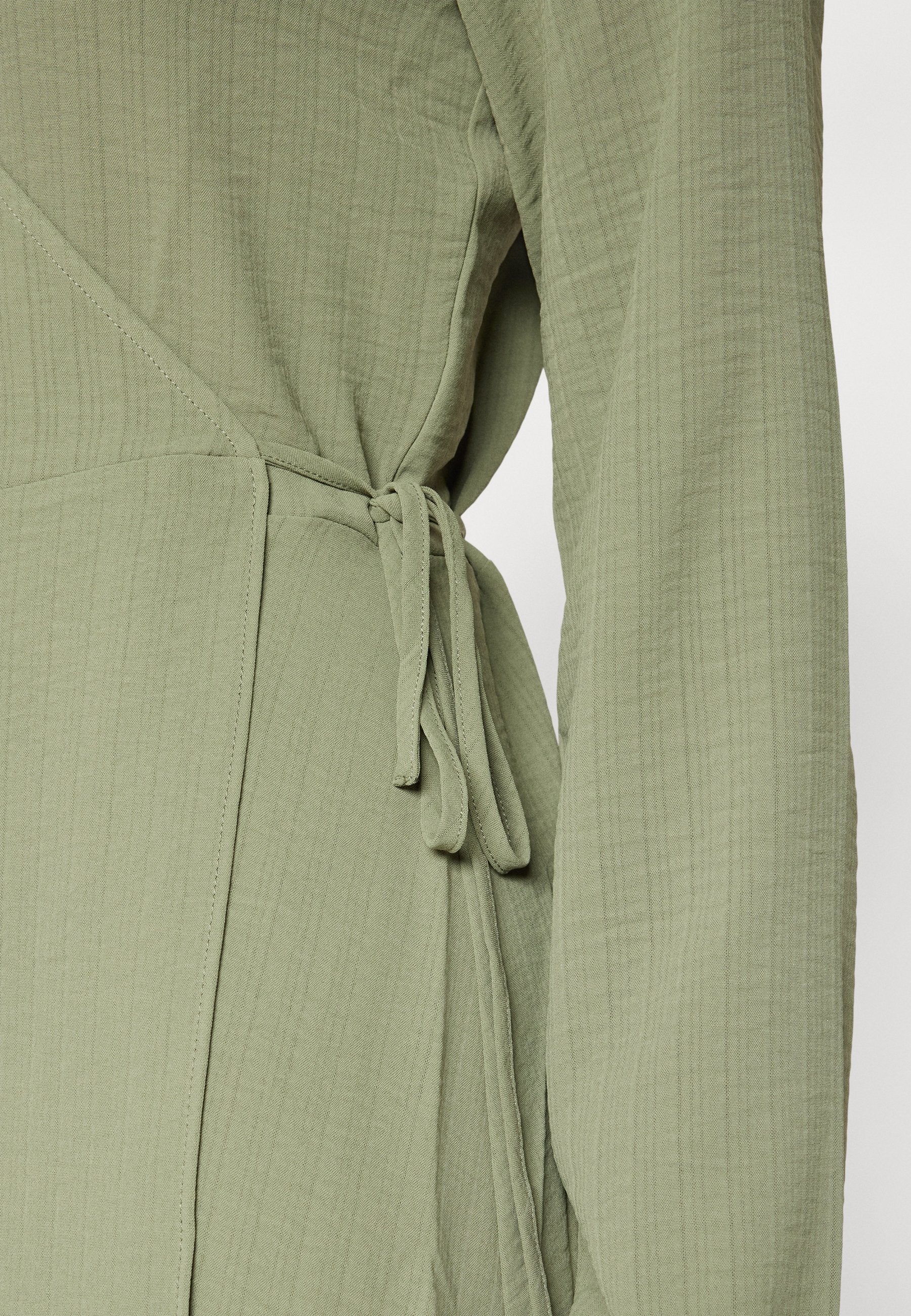 VILA VILOVIE NEW WRAP MIDI DRESS