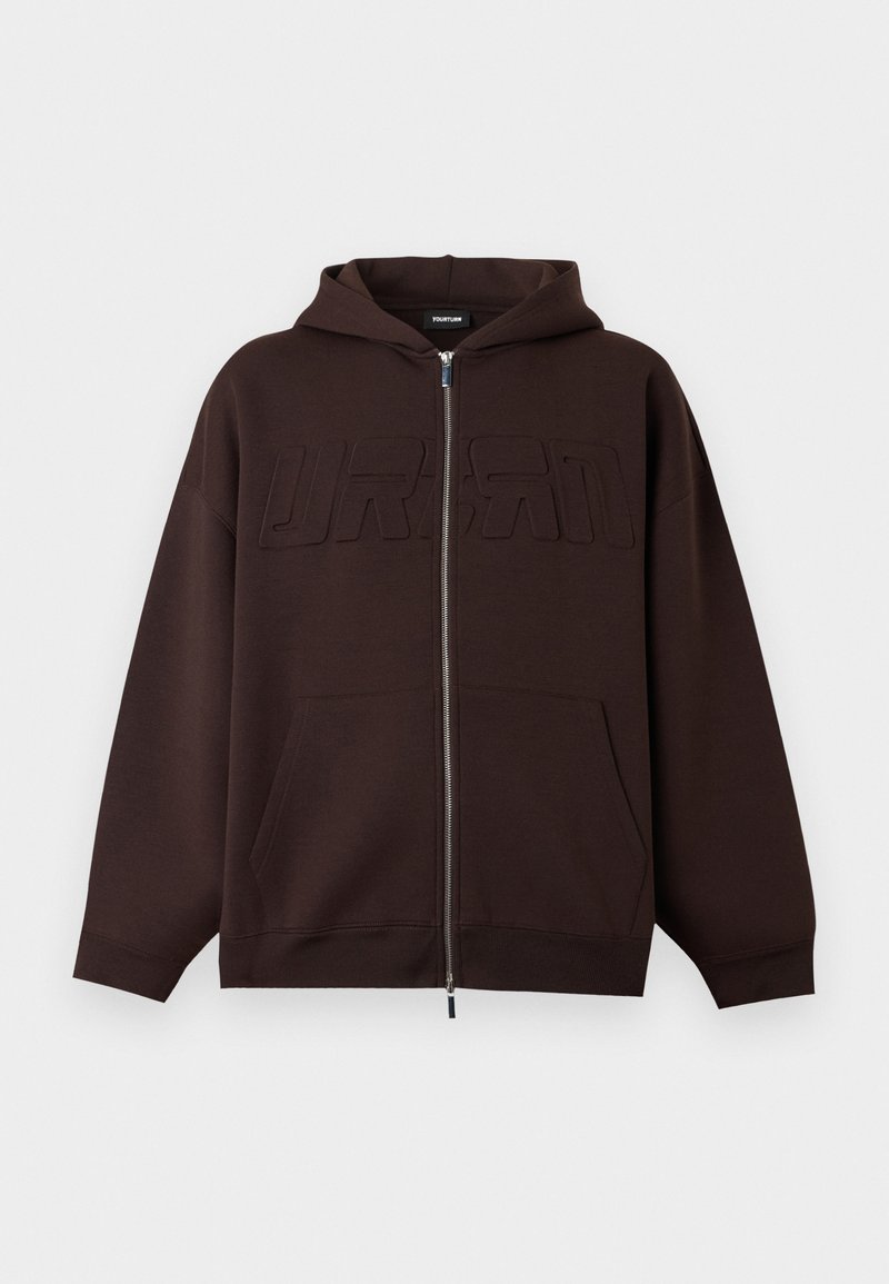 SCUBA BOXY FIT ZIP-UP HOODIE Media 1