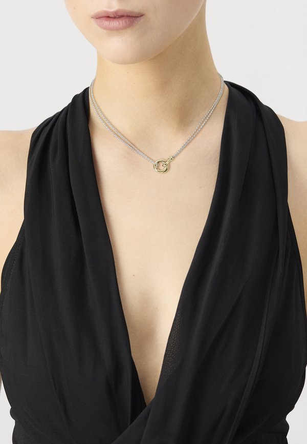 Tommy Hilfiger NAUTICAL KNOT - Necklace - silver-coloured/gold-coloured