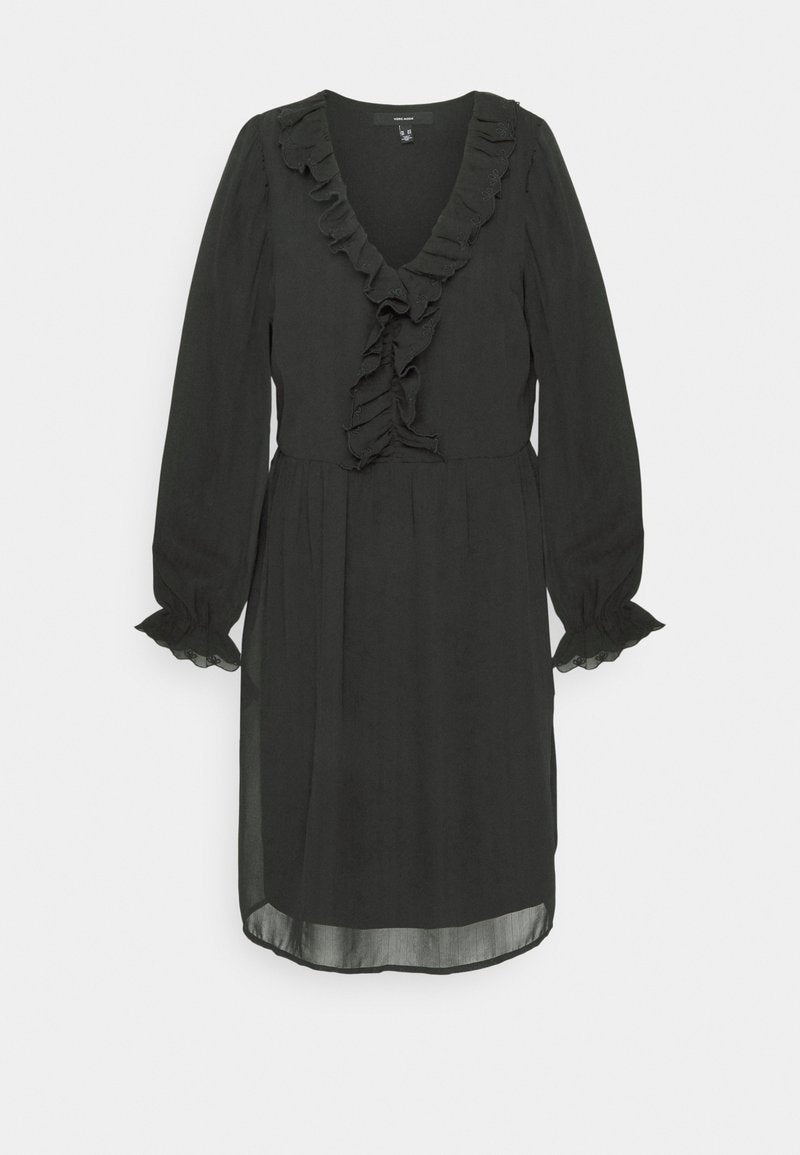 VMNOLA V NECK SHORT DRESS - Vero Moda Tall - View 1
