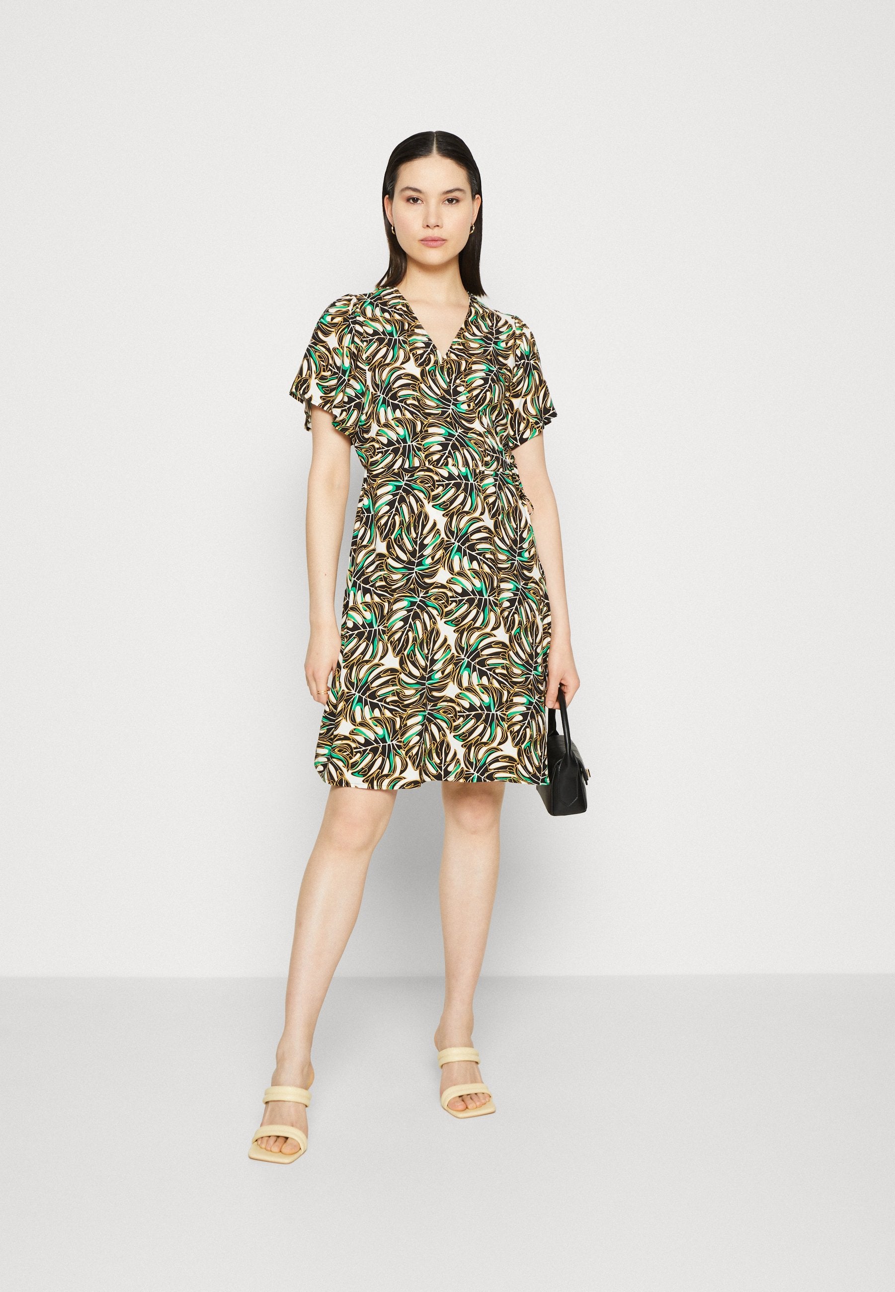VILA VIMAYA WRAP SHORT DRESS