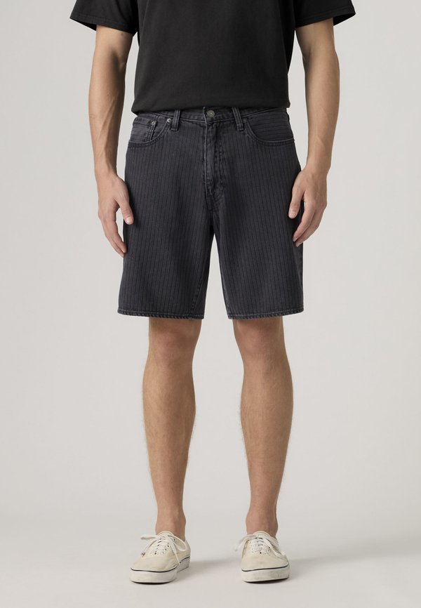 Levi's® 468® LOOSE SHORTS - Denim shorts - onyx badge