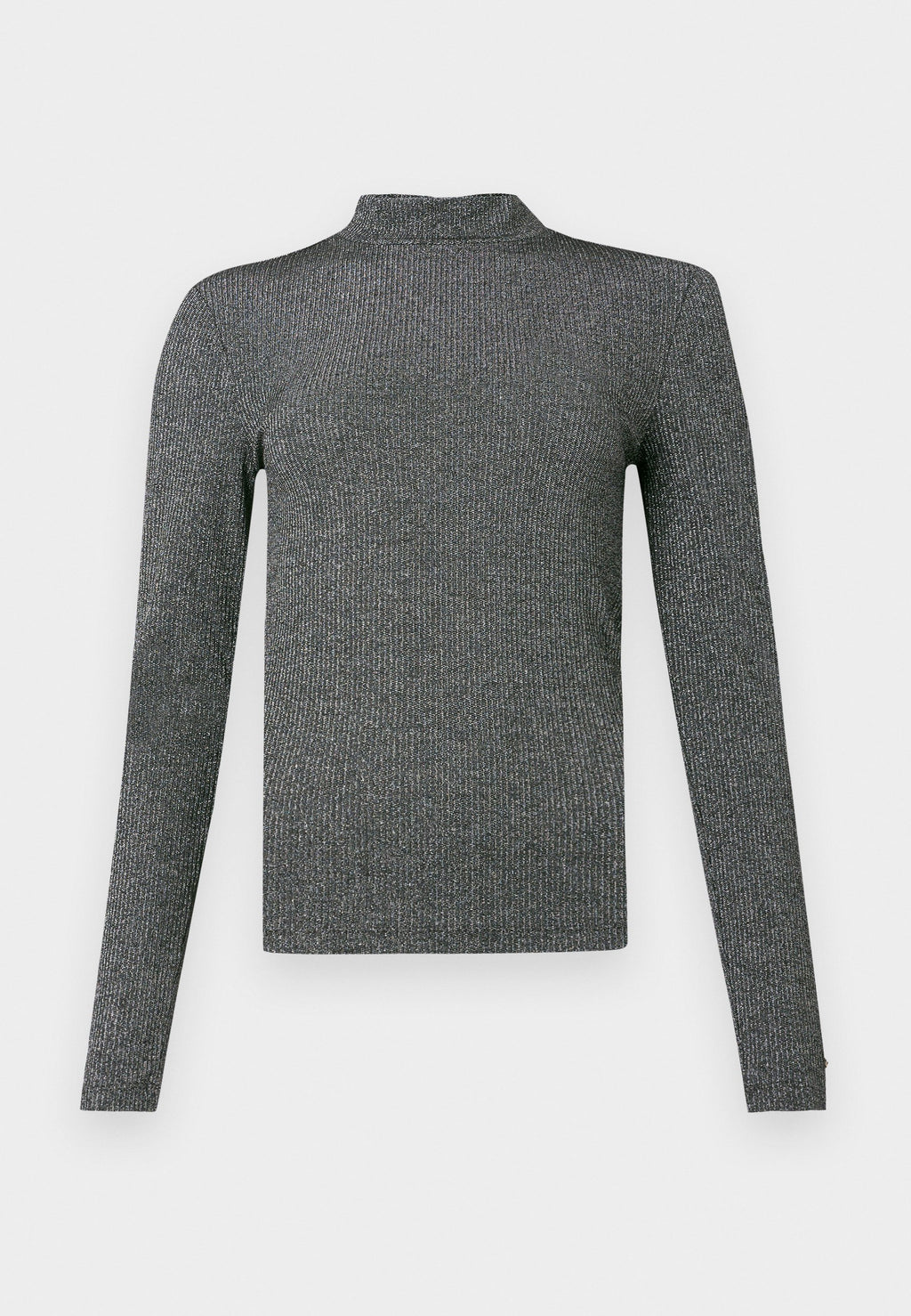 FESTIVE METALLIC SLIM LONG SLEEVE TOP Media 1