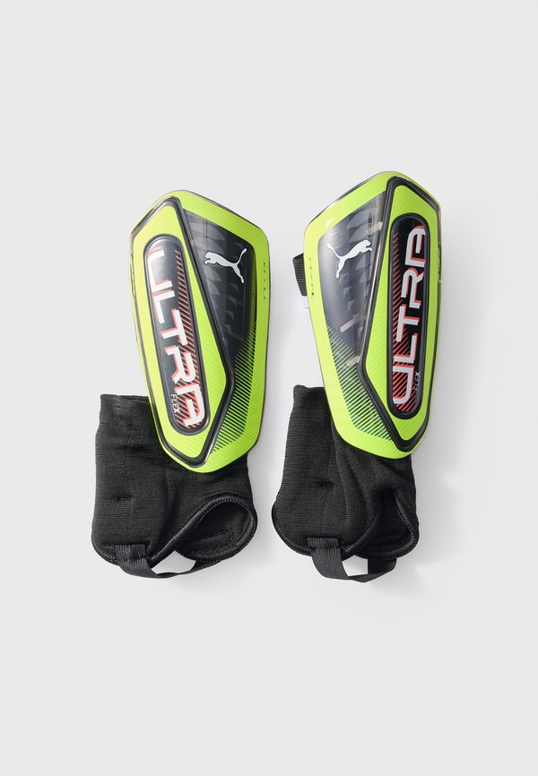 Puma ULTRA FLEX ANKLE UNISEX - Shin pads - lime squeeze/black