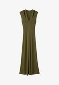 Mango Jumper dress - khaki
