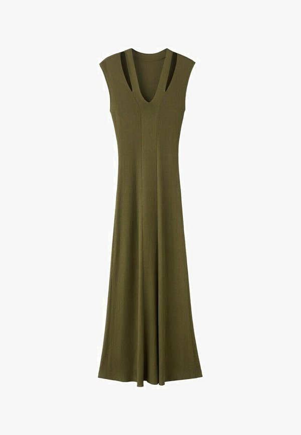 Mango Jumper dress - khaki