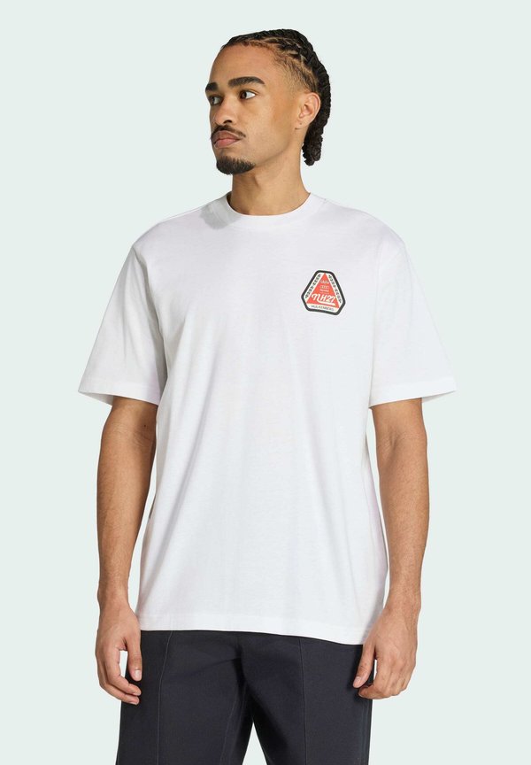 adidas Performance AUDI REVOLUT F1 TEAM NICO HULKENBERG GRAPHIC TEE - Print T-shirt - white hi/res red