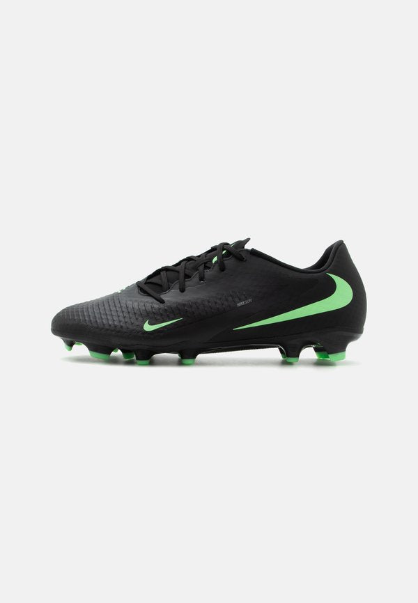 Nike Performance PHANTOM 6 LOW ACADEMY FG/MG UNISEX - Football boots artificial grass - black/illusion green