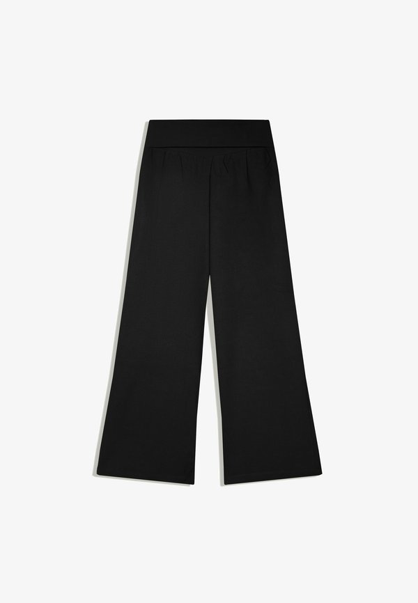 Bershka Trousers - black