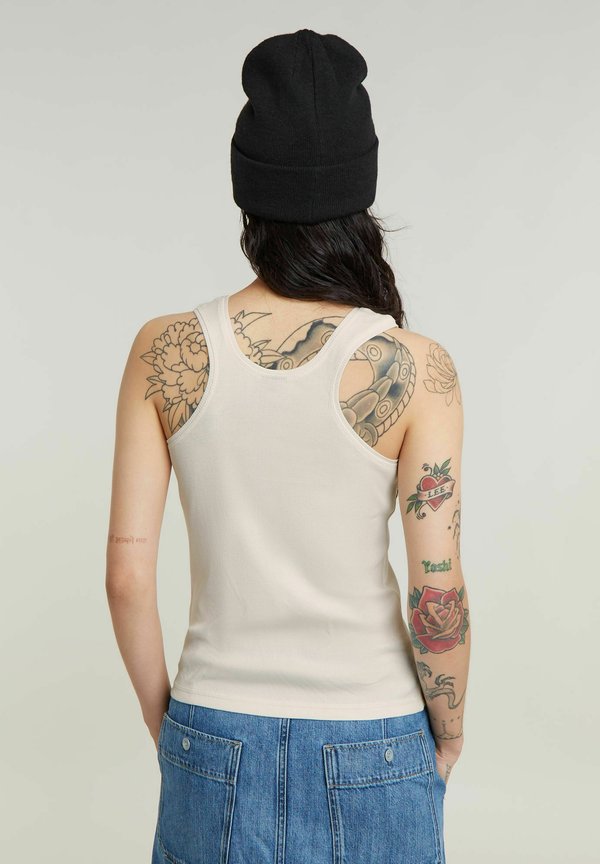 G-STAR RACERBACK RIBBED SLIM TANK