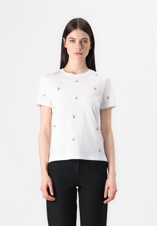 ONLY ONLKETTY - Print T-shirt - bright white