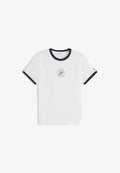 Tommy Hilfiger TOMMY HILFIGER LOGO EMBROIDERY RINGER T-SHIRT - Print T-shirt - ecru